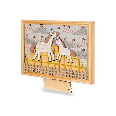 Quadrinho Porta Maternidade Personalizável - Fazendinha - 97020 - Personalizado