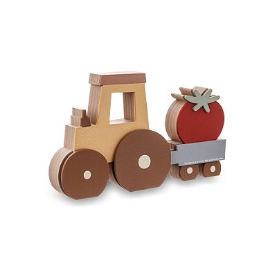 Enfeite Para Prateleira Decorativo Infantil Trator - Fazendinha - 97032