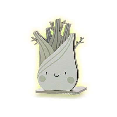 Luminária De Mesa Infantil Decorativa Alho Poró - Fazendinha - 97143