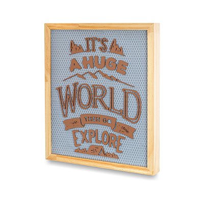 Quadro Decorativo Infantil Frase Inspiradora - Voar - 95024