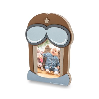 Porta-Retrato Decorativo Infantil Aviador - Voar - 95074