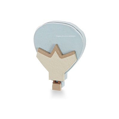 Cabideiro Unitário De Parede Decorativo Balão Para Quarto De Bebê - Voar - 95121