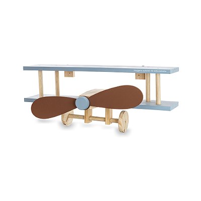 Enfeite De Prateleira Decorativa Avião - Voar - 95600