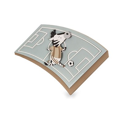 Quadro Avulso Infantil Decorativo Para Quarto De Bebê P - Futebichos - 104025