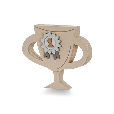 Enfeite De Prateleira Decorativo Troféu - Futebichos - 104031