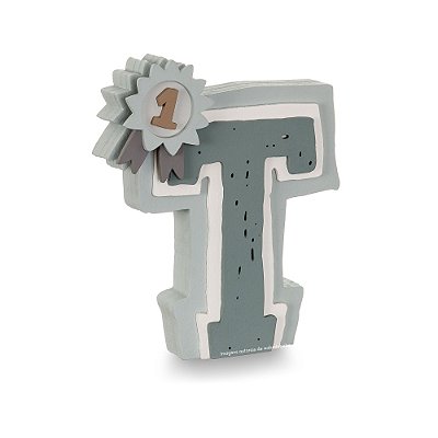 Inicial Decorativa Personalizável De Prateleira - Futebichos - 104100 - Personalizado