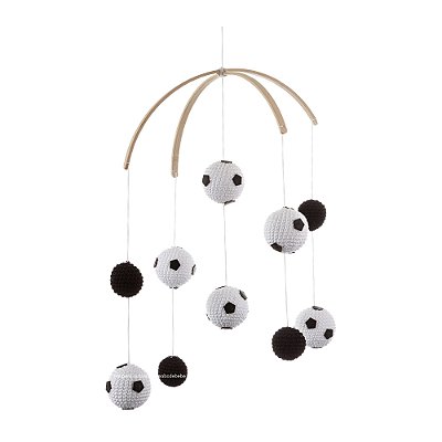 Móbile Amigurumi Decorativo Para Berço - Futebichos - 104110