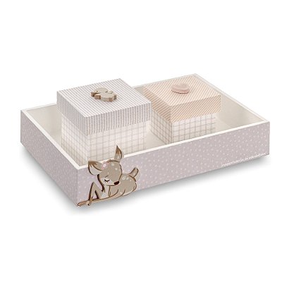 Kit Higiene Bebê Decorativo - Meu Mundo - 106052