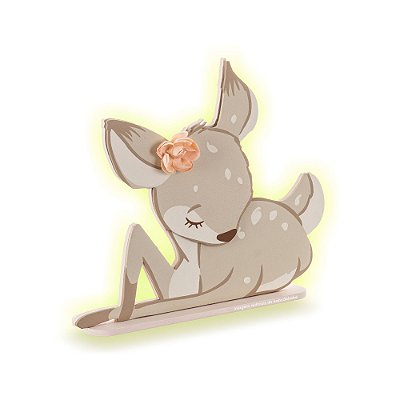 Luminária Decorativa De Mesa Bambi - Meu Mundo - 106141