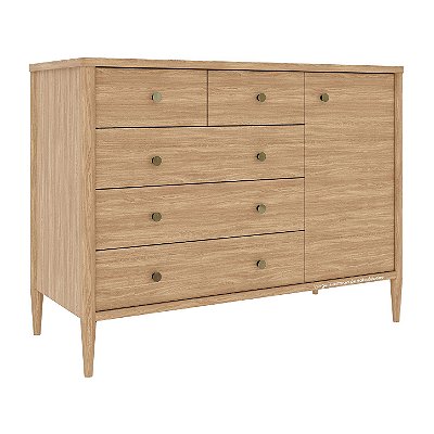 Cômoda Sora - Com Porta - Madeira Caramelo