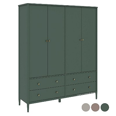 Guarda-Roupa Sora - 4 Portas - Cores