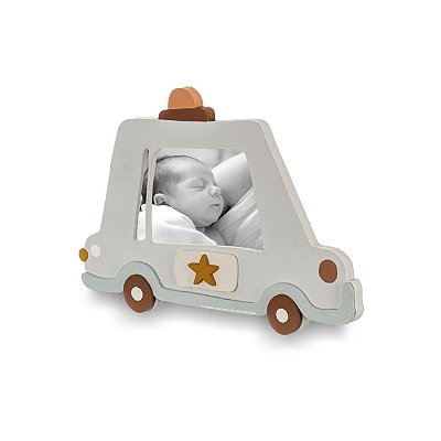 Porta-Retrato Infantil Polícia Para Decoração De Quarto De Bebê - Transportes - 108074