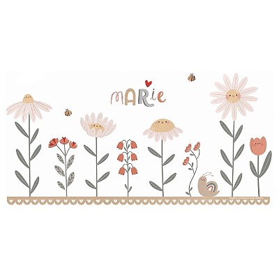 Painel De Parede Infantil Floral - Margaridas - 112010