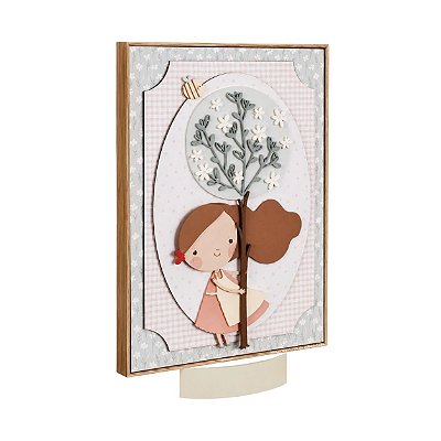 Porta Maternidade Com Plaquinha Personalizàvel - Margaridas - 112020 - Personalizado