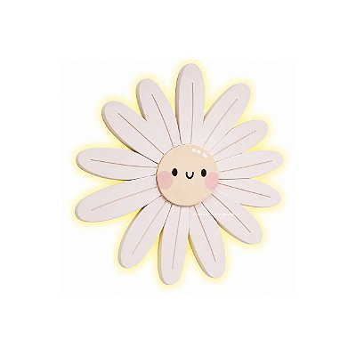 Luminária Infantil Decorativa De Parede Margarida - Margaridas - 112143