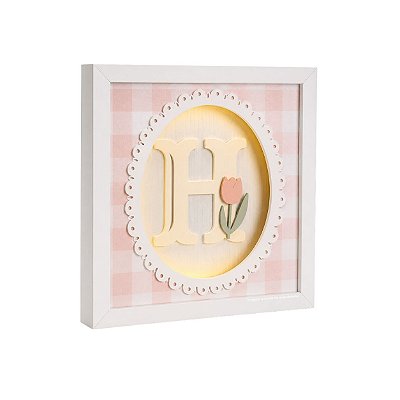 Quadro De Luz Decorativo Infantil Inicial Personalizável - Margaridas - 112506 - Personalizado