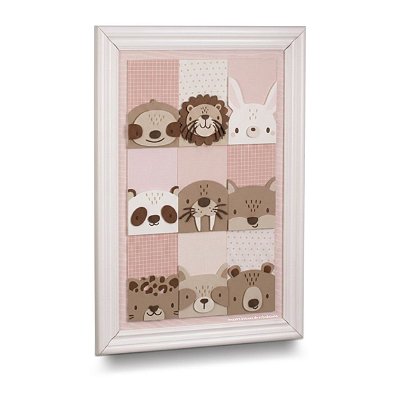 Quadro Decorativo Bichinhos Fofos G - Fofura - 117023