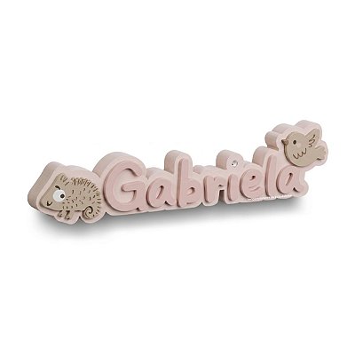 Nome Para Prateleira Personalizável - Fofura - 117035 - Personalizado