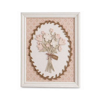 Quadro Decorativo Infantil Avulso G Flores - Revoada - 118023