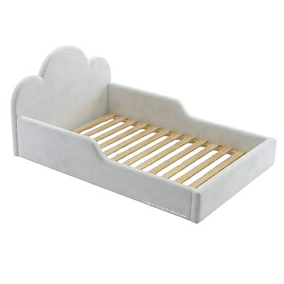 Cama Montessoriana Solteiro Algodão - Off White