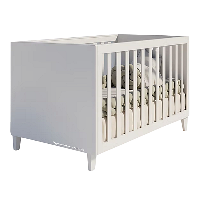 Berço Lili II 2 Em 1 - Branco