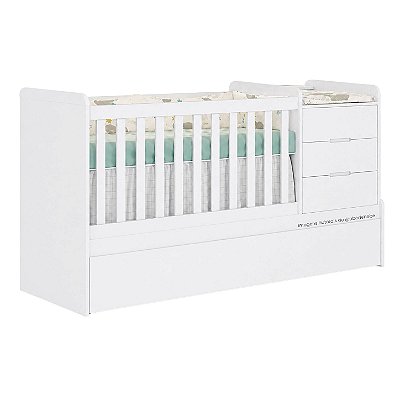 Berço Multifuncional Americano Cléo - Branco