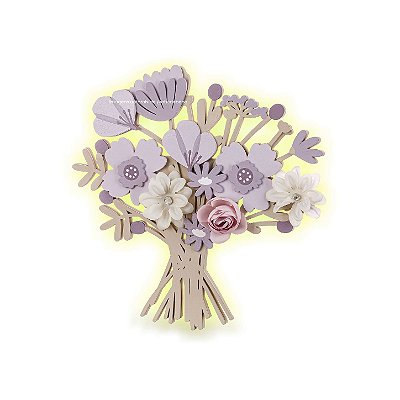 Luminária Decorativa De Parede Buquê - Pássaros - 98141