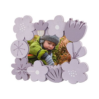 Porta Retrato Decorativo Infantil Flores - Pássaros - 98071