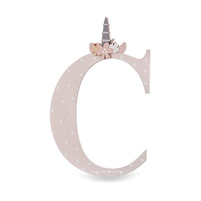 Inicial Personalizada De Parede - Princess - 100101 - prontaentrega - Peça De Mostruário
