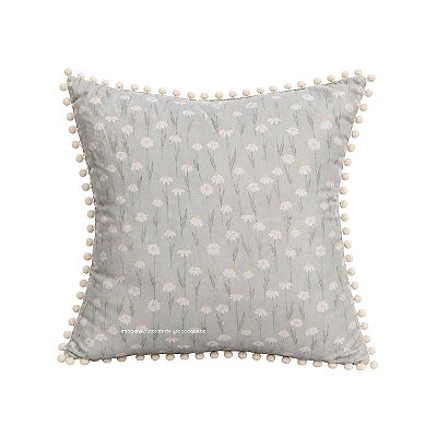 Almofada Decorativa Infantil Estampada Com Grilo - Margaridas - 97-07