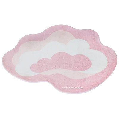 Tapete Infantil Delicatta Céu De Algodão - Rosa