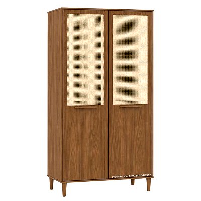 Guarda-Roupa Paglia - 2 Portas - Nogueira