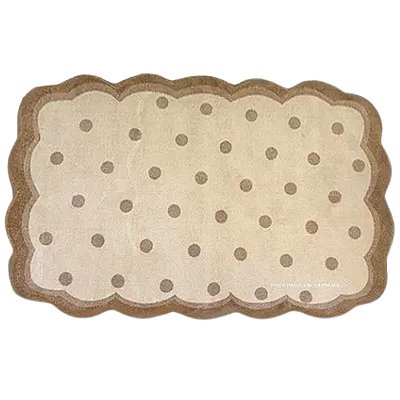 Tapete Infantil Orgânico Delicatta Mimo - Retangular - Bege