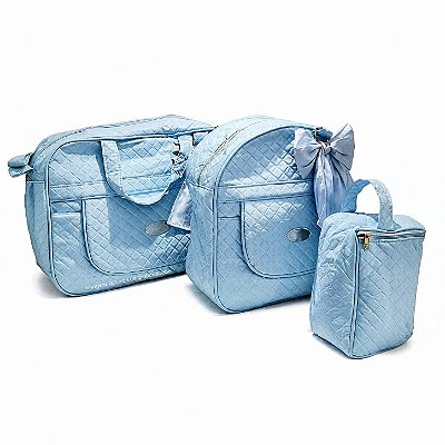 Kit De Bolsa Infantil Azul - Peça De Mostruário - prontaentrega