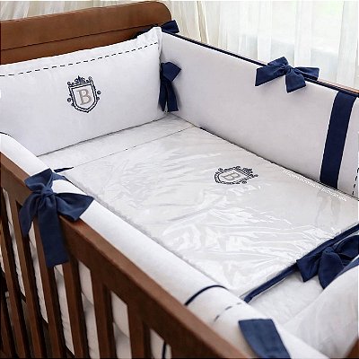 Kit Berço Premium 6 Peças - Cavalos - 98-E - Personalizado