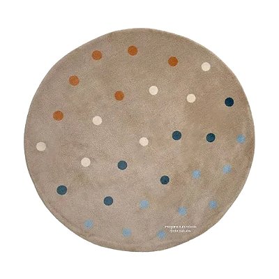 Tapete Infantil Ah Mar Bubbles Colorido - Redondo