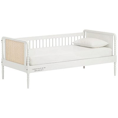 Cama Solteiro Babá Madeira Maciça Solene - Branco