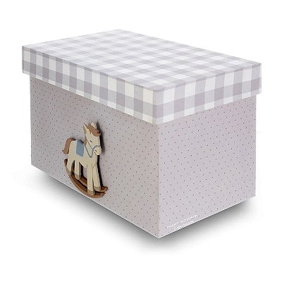 Caixa Organizadora Infantil M Cavalinho - Teddy - 115061
