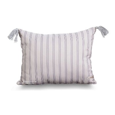 Almofada Estampada Listras Com Tassels - Teddy - 10008