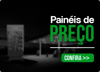 Mini banner painéis de preços