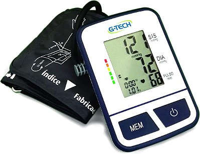 Aparelho de pressão digital automático de braço G-Tech BSP11
