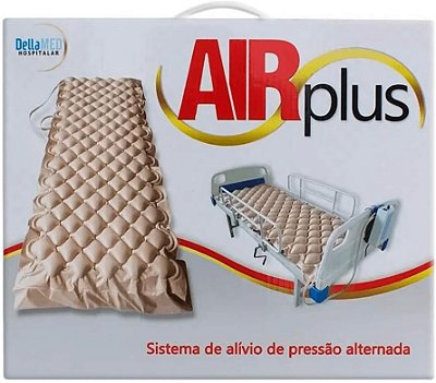 Colchão Pneumático para Tratamento de Escaras até 135 Kg Air Plus Dellamed 110V