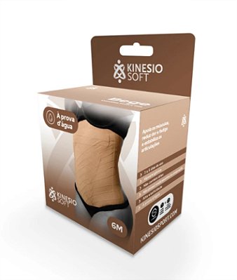 Bandagem Elástica KinesioSoft Bege 6M