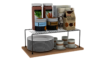 Kit Organizador Cozinha 1 Grande 4 Médios - R$ 179,9