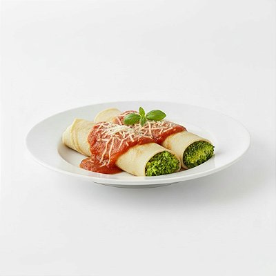 Panqueca Low Carb: Brócolis com Queijo ao Molho de Tomate | 300g : 1_un