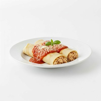 Panqueca Low Carb: Frango ao Molho de Tomate | 300g : 1_un