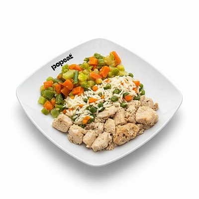 Frango Grelhado com Arroz à Grega e Mix de Legumes | 350g | PGH : 1_un