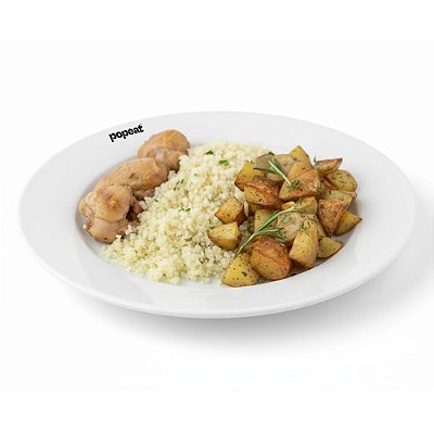 Sobrecoxa Grelhada com Arroz de Couve-flor e Batata Assada | 300g | PGM : 1_un