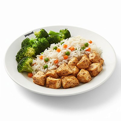 Frango Grelhado com Arroz à Grega e Brócolis | 300g | AP : 1_un