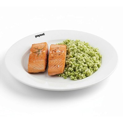 Salmão Grelhado com Arroz com Brócolis | 220g | JF : 1_un